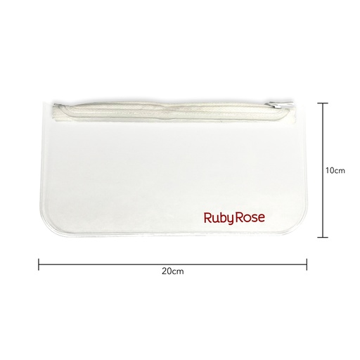 Transparent Ruby Rose Pouch