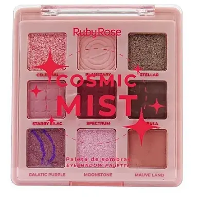 Cosmic Mist Eyeshadow Palette Pink