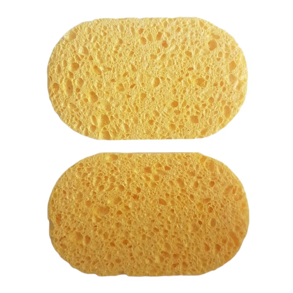 2 Pcs Long Facial  Sponge