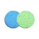 2 Pcs Round Cleansing Sponge