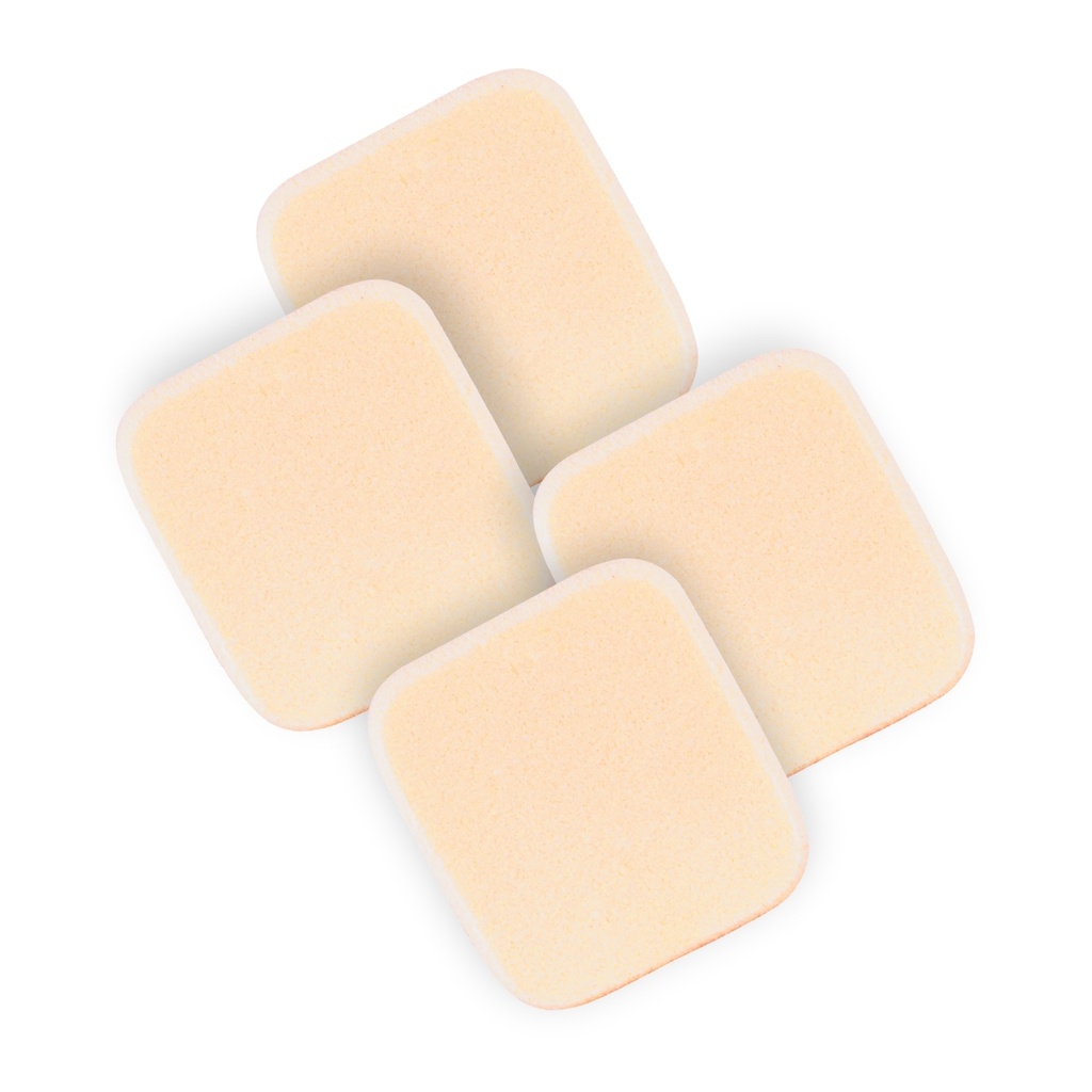 4 Pcs Rectangular Powder Sponge