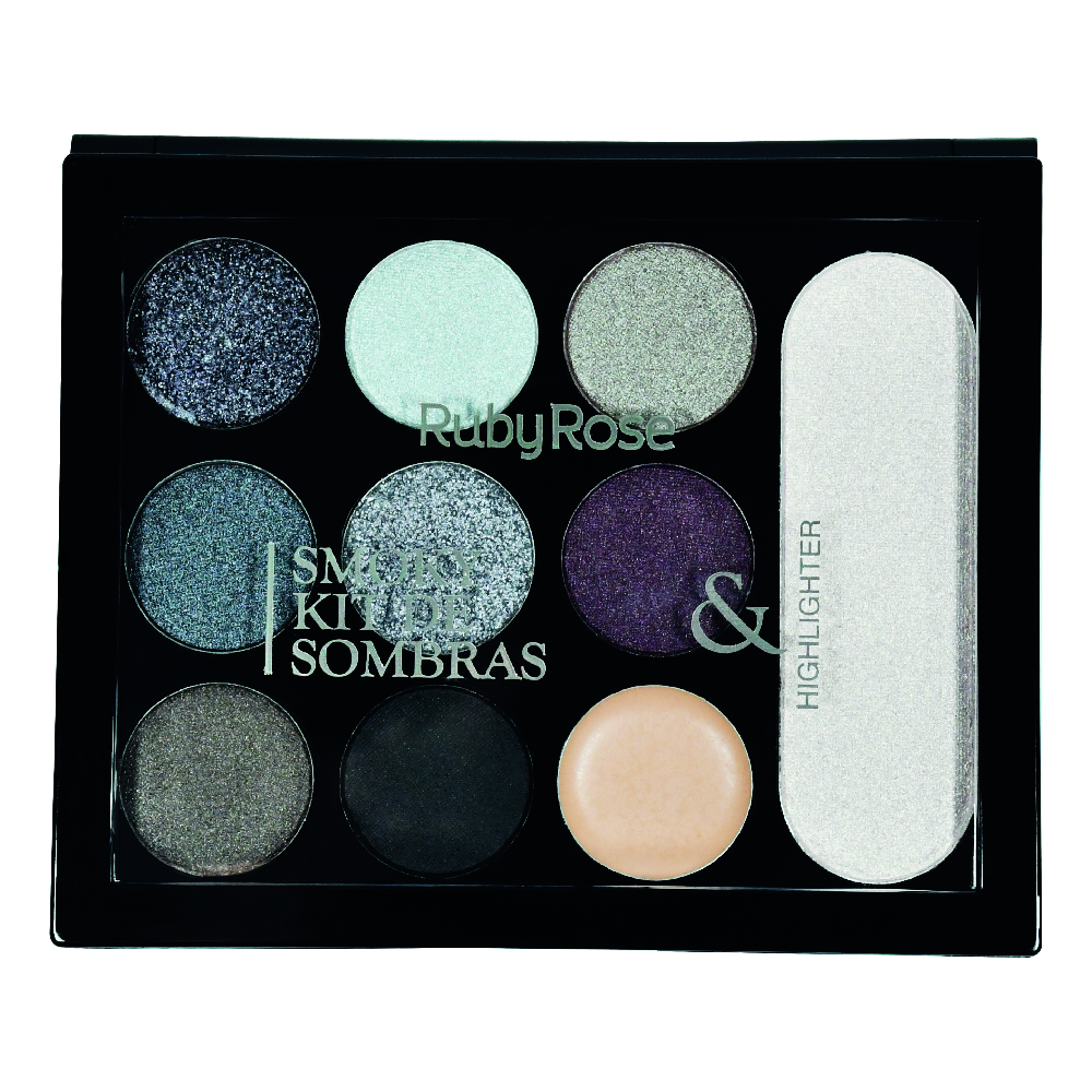 Smoky Eyeshadow & Highlighter