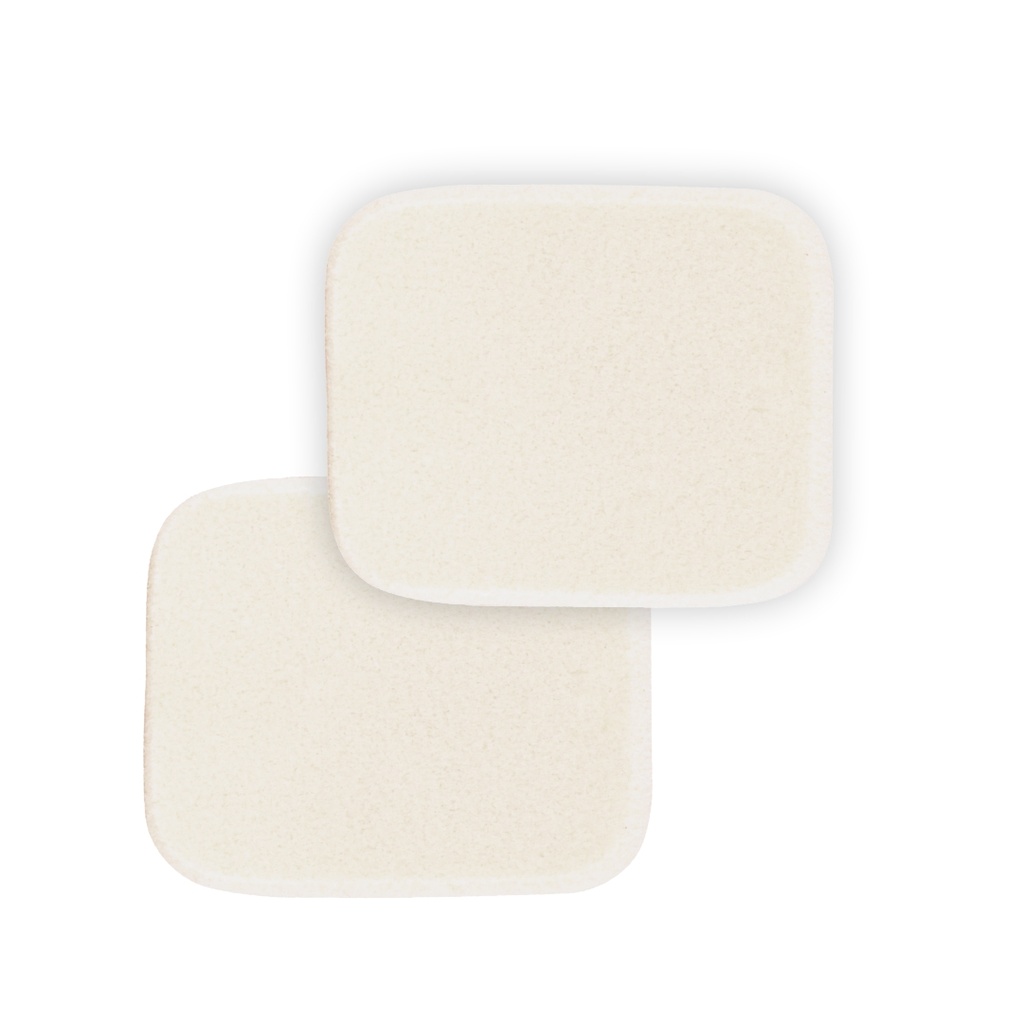 White 2 Pcs Powder Sponge